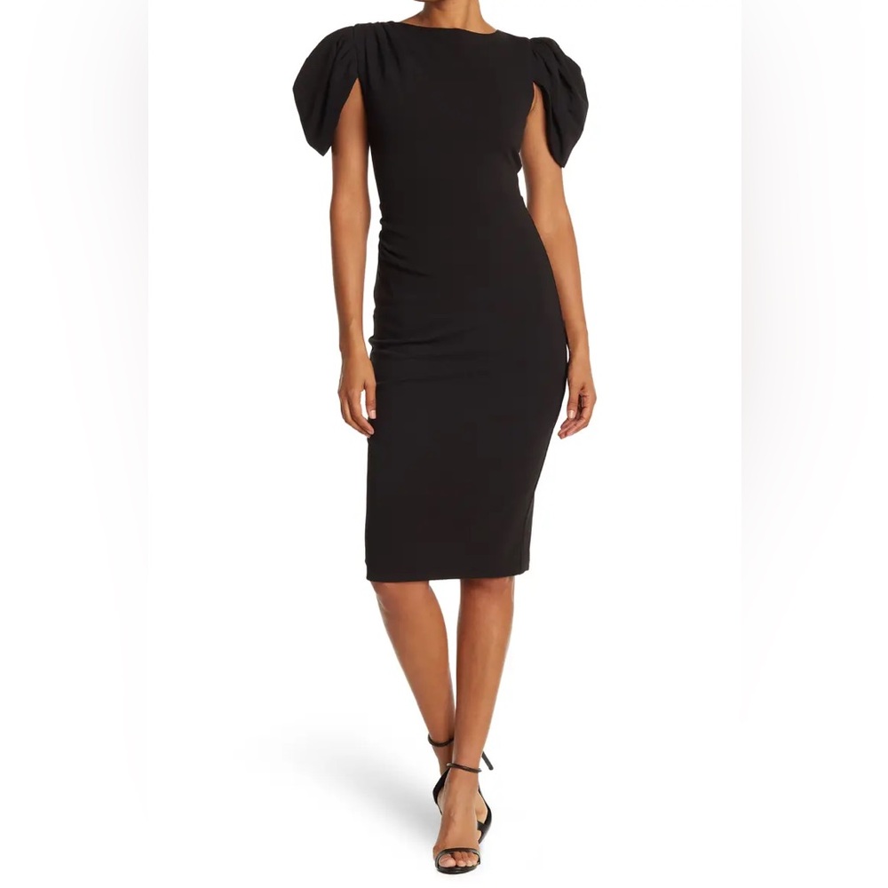 Alexia Admor Draped Shoulder Sheath Dress